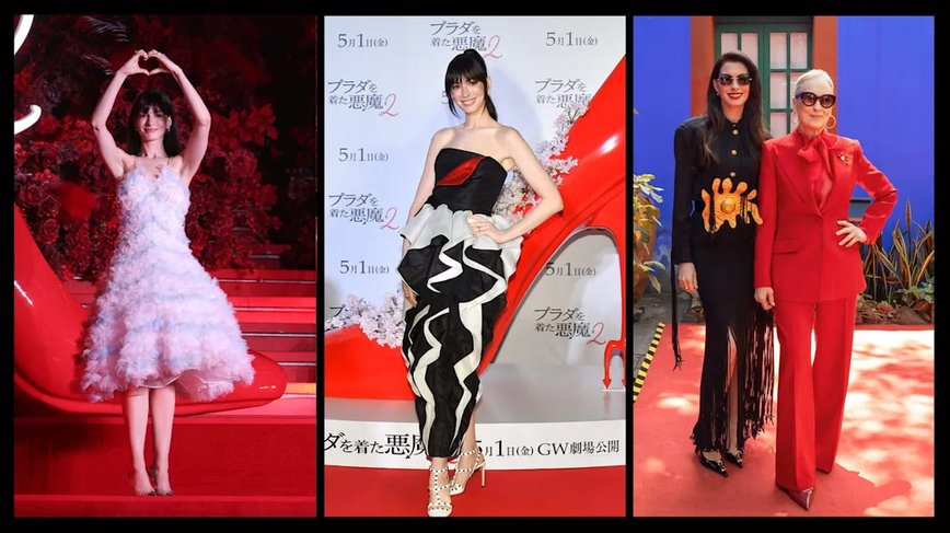 Anne Hathaway's Fierce Fashion Frenzy on the Global 'Devil Wears Prada 2' Tour – Hollywood's Style Icon Strikes Again!