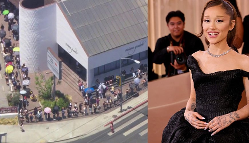 Ariana Grande Turns Up the Heat in West Hollywood with Pop-Up Sensation