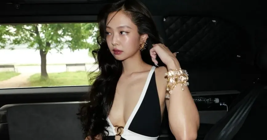 BLACKPINK's Jennie Turns Heads with Daring Sheer Bra Top
