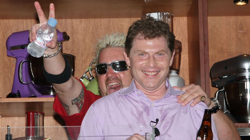 Bobby Flay's Hilarious Take on Guy Fieri's Flashy Style