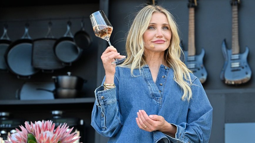 Cameron Diaz Pops Back on Social to Toast New Wine Milestone