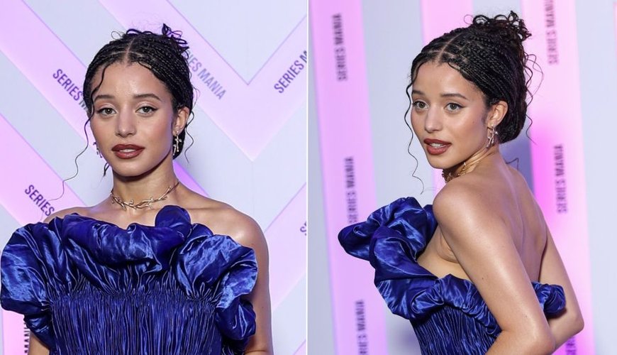 Chase Infiniti Stuns in Cobalt Louis Vuitton at Series Mania Opening