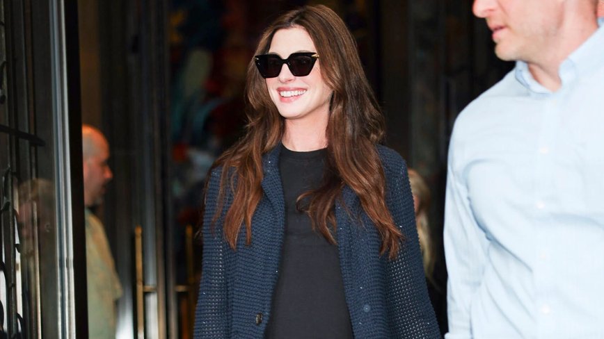 Anne Hathaway Dazzles with Bold Maternity Fashion Choices