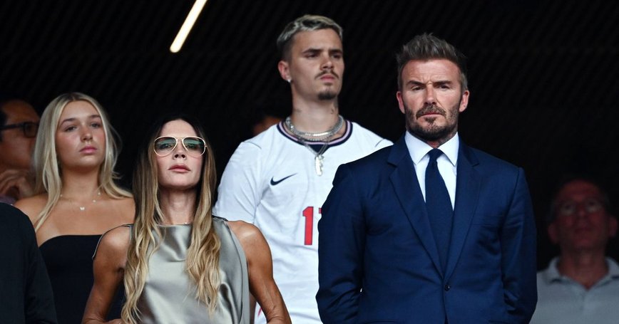 David Beckham's Fiery Anthem Moment with Victoria Shakes Social Media