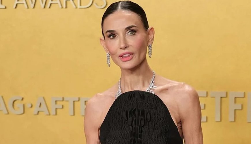 Demi Moore’s Jaw-Dropping Actor Awards Look Sparks Hollywood Beauty Debate