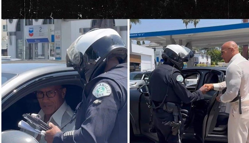 The Rock's Traffic Drama: Pulled Over in Hollywood After A-List Ceremony