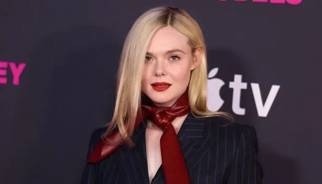 Elle Fanning Rocks Tassel Cone Bra in Daring New Role