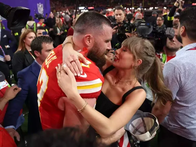 Taylor Swift and Travis Kelce