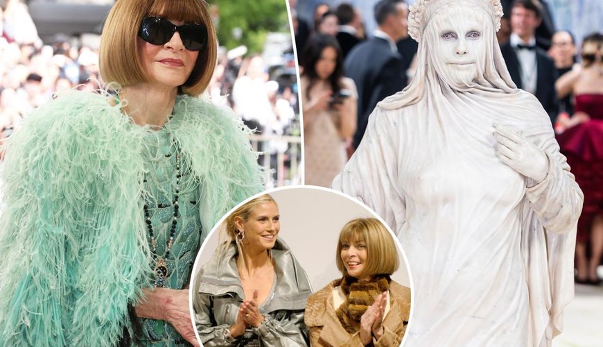 Heidi Klum's Met Gala Statue Look Had Anna Wintour on Edge