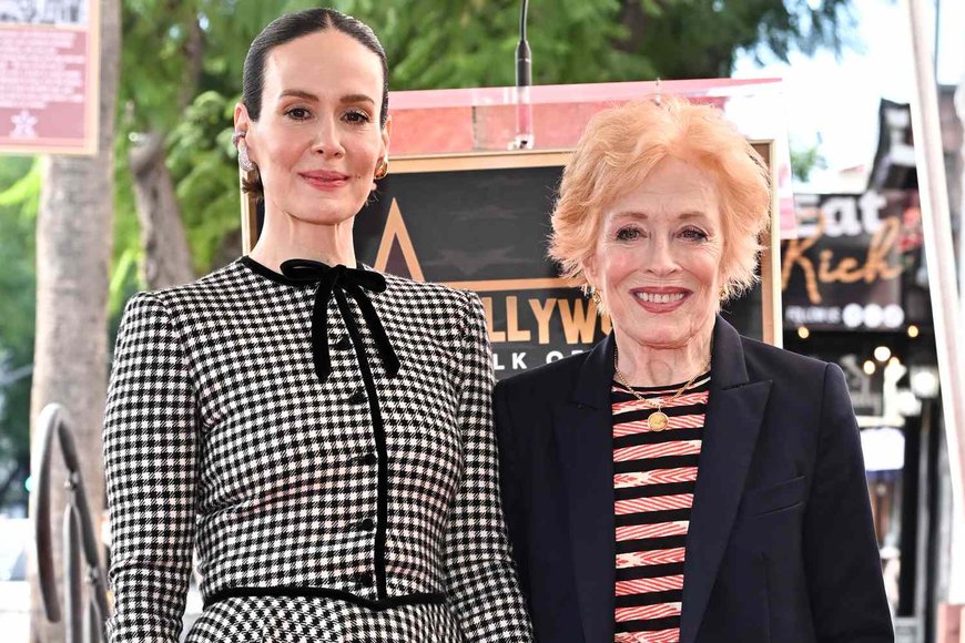 Holland Taylor Supports Sarah Paulson at Her Walk of Fame Ceremony in L.A., Plus Hugh Jackman, Mariah Carey and More
