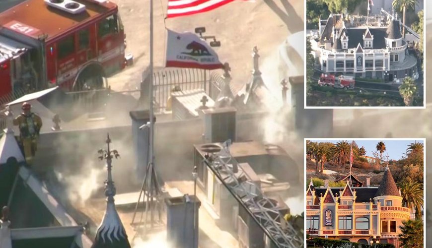 Blaze at Hollywood's Legendary Magic Castle: Firefighters Rush to Save Iconic Venue