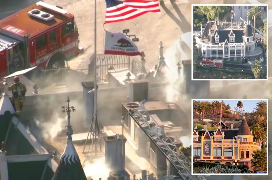 Blaze at Hollywood's Legendary Magic Castle: Firefighters Rush to Save Iconic Venue