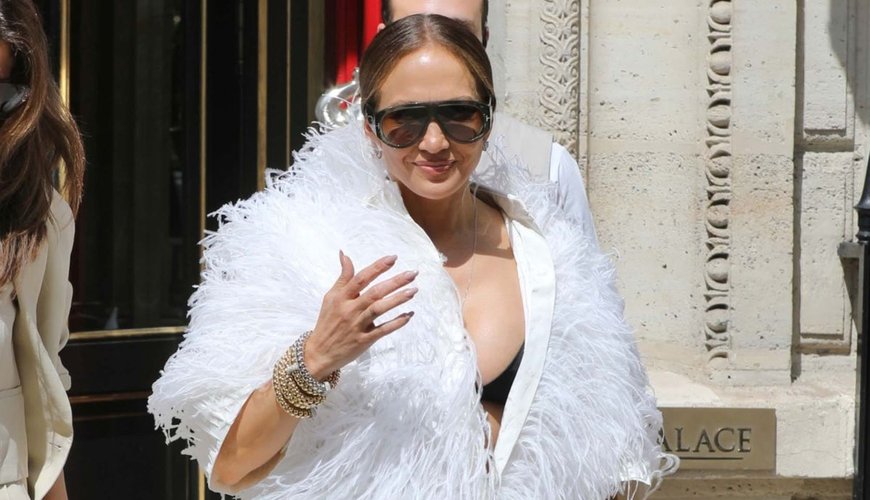 JLo Steals the Spotlight in Drop Waist Glam at Swift-Kelce Wedding