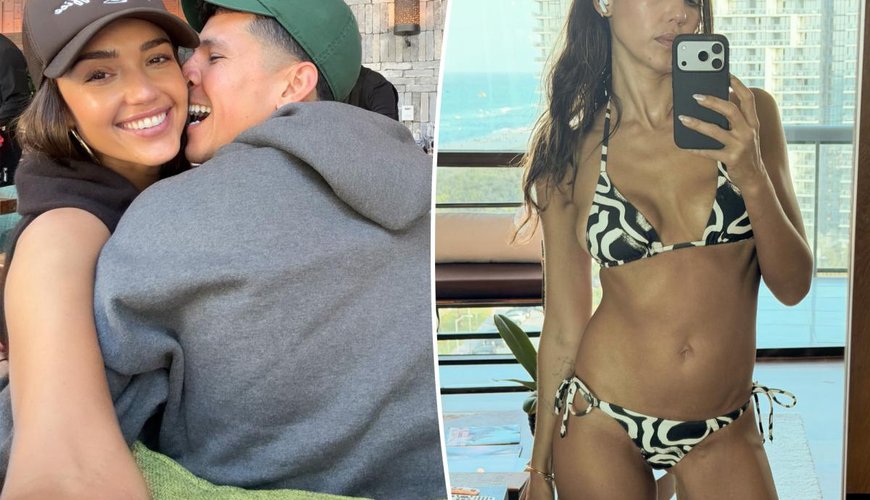 Jessica Alba & Danny Ramirez Heat Up Miami with Steamy PDA and Bikini Bliss