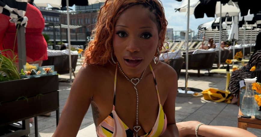 Keke Palmer Stuns in Bold Blazer Look, Teasing Upcoming Glamour Series