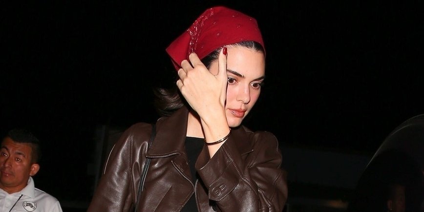 Kendall Jenner Rocks a Western Bandana: The Winter Must-Have Accessory