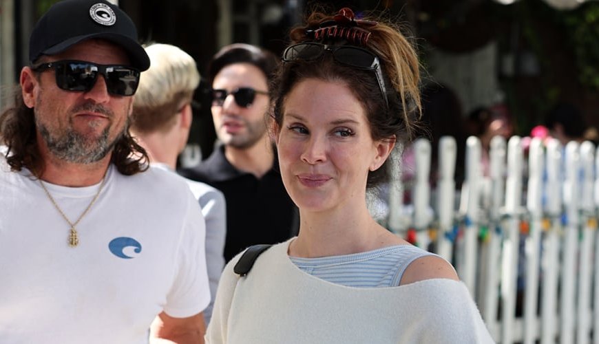 Lana Del Rey's Laid-Back West Hollywood Lunch Date with Hubby Jeremy Dufrene
