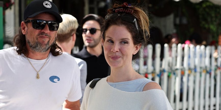 Lana Del Rey's Laid-Back West Hollywood Lunch Date with Hubby Jeremy Dufrene