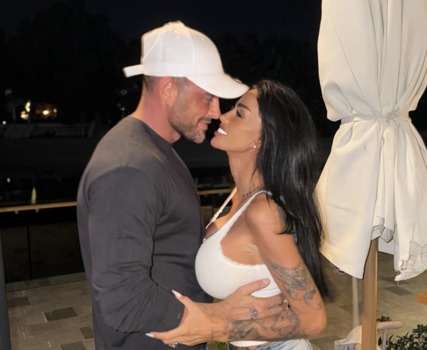 Katie Price and Lee Andrews