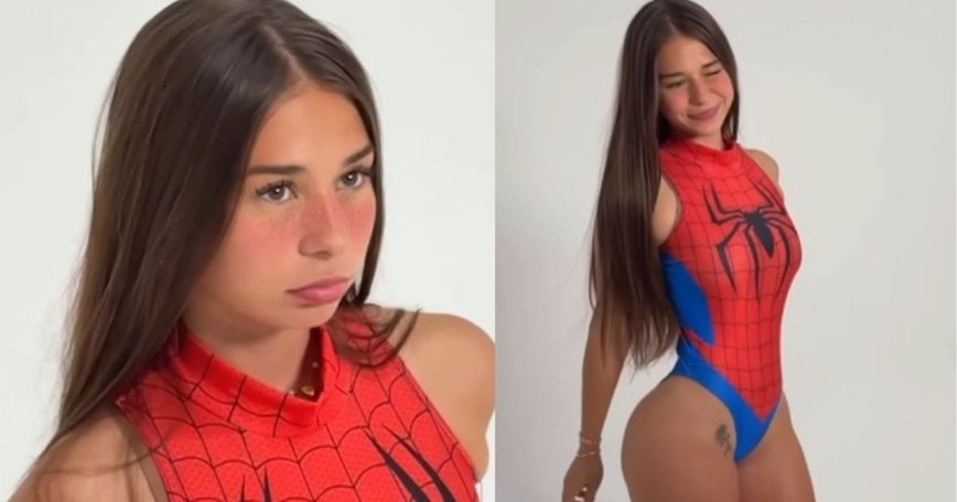 LA's OnlyFans Sensation Sophie Rain Spins Heads in Sultry Spider-Man Suit