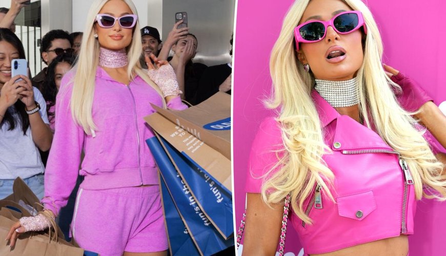 Paris Hilton Shocks with Dark Brunette Transformation at Gucci Fashion Show