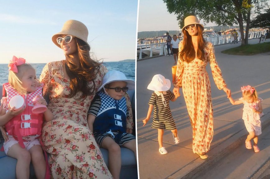 Paris Hilton's Brunette Bombshell Transformation Steals the Show at Michigan Cherry Festival