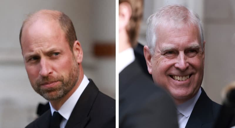 Prince William and His Uncle Prince Andrew