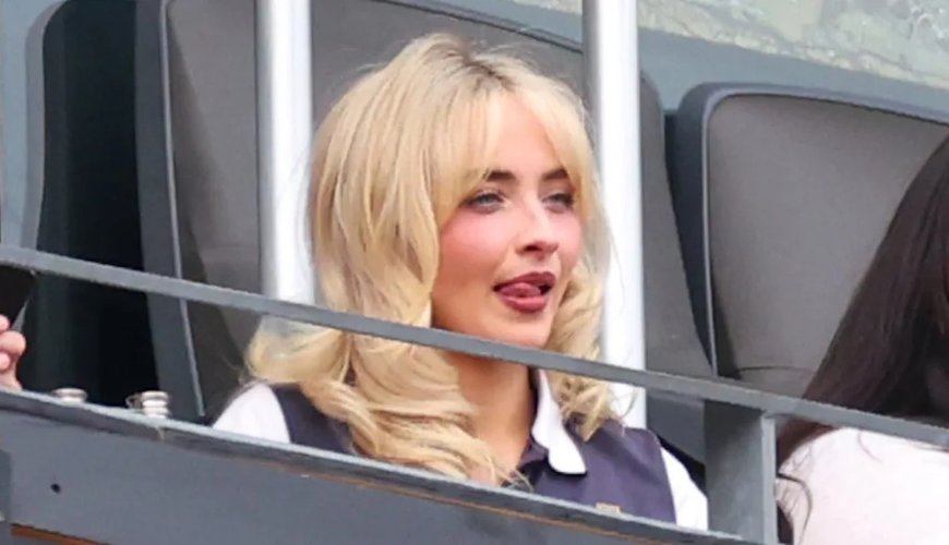 Sabrina Carpenter Shines with Preppy Style at World Cup Showdown