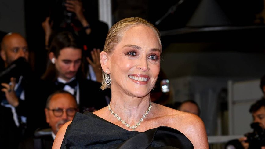 Sharon Stone Stuns and Shines: A Timeless Beauty at Cannes