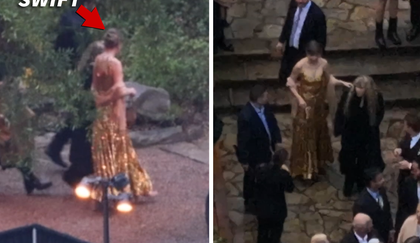 Taylor Swift Glitters at Este Haim's Star-Studded New Year's Eve Wedding