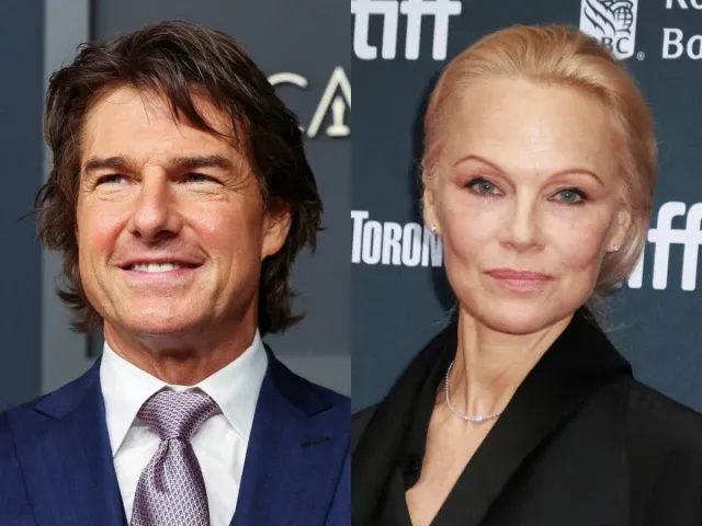 Tom Cruise and Pamela Anderson
