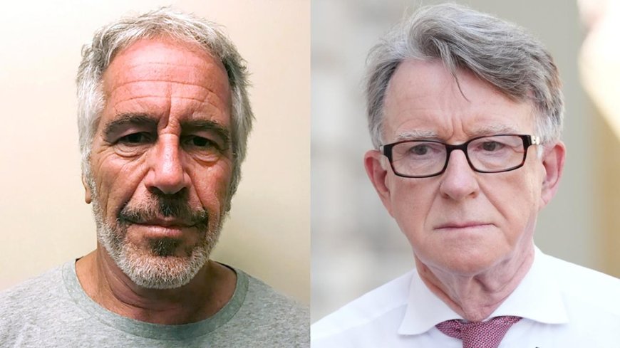 Peter Mandelson and Jeffrey Epstein