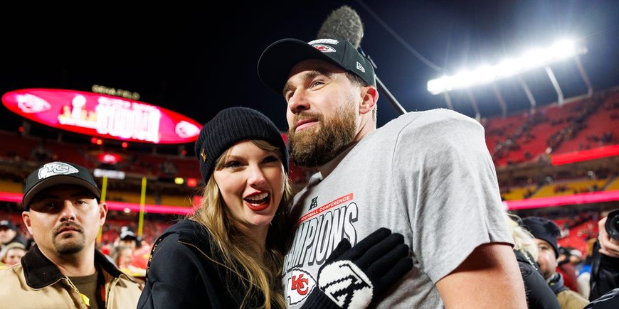 Taylor Swift and Travis Kelce
