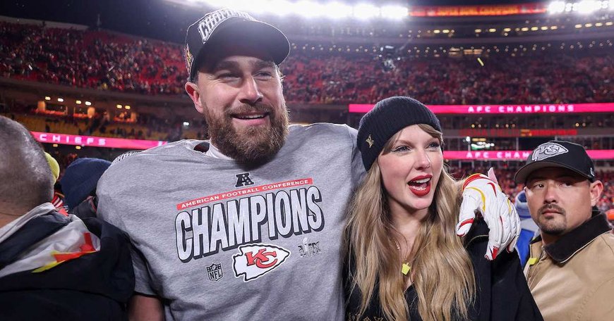 Taylor Swift and Travis Kelce