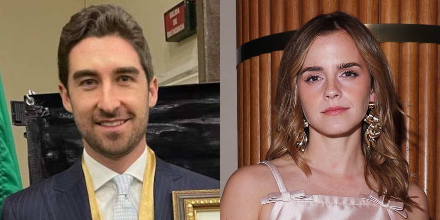 Emma Watson and Gonzalo Hevia Baillères